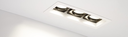 Светильник CL-KARDAN-S180x102-2x9W Warm (WH, 38 deg) (Arlight, IP20 Металл, 3 года)