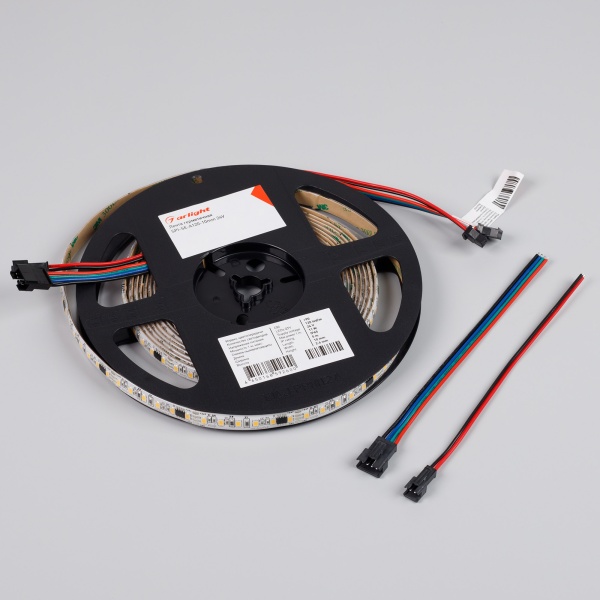 Лента герметичная SPI-SE-A120-10mm 24V Warm3000-PX6-BPT (11 W/m, IP65, 2835, 5m) (Arlight, бегущий огонь)