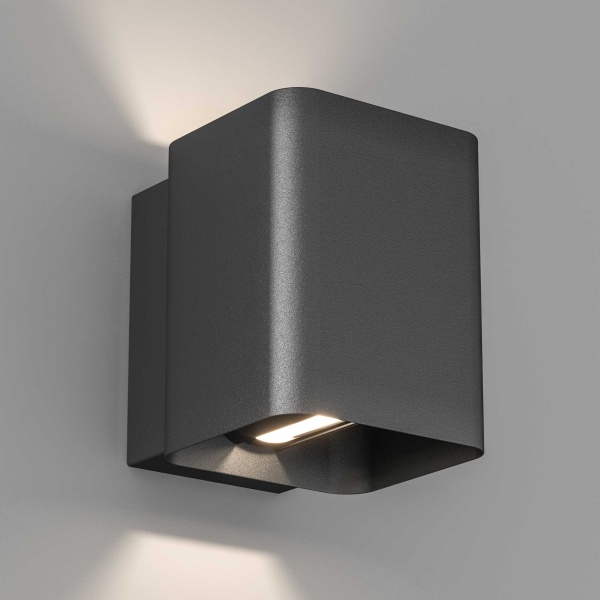 Светильник LGD-WALL-VARIO-S104x129-2x6W Warm2700 (GR, 1-80 deg) (Arlight, IP54 Металл, 3 года)