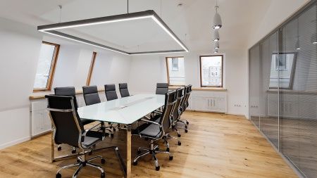 Подвесной светильник прямоугольный белый SILED CUADRA-PROF-02 1480х760х50х70 (100 Вт)