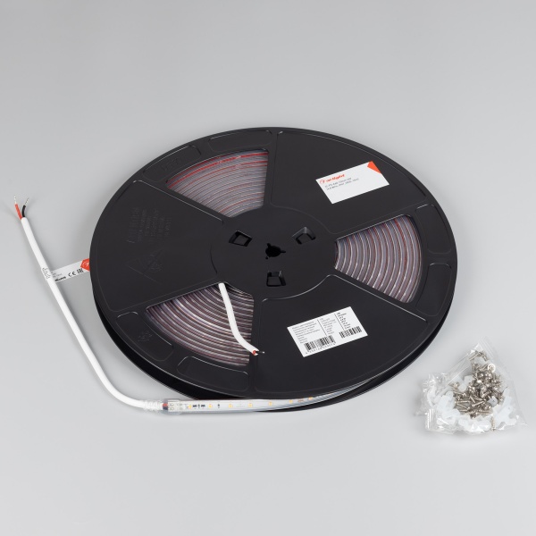 Лента герметичная IC-PS-A60-10mm 24V Warm3000 (4.8 W/m, IP67, 2835, 10m) (Arlight, стабилизированная)