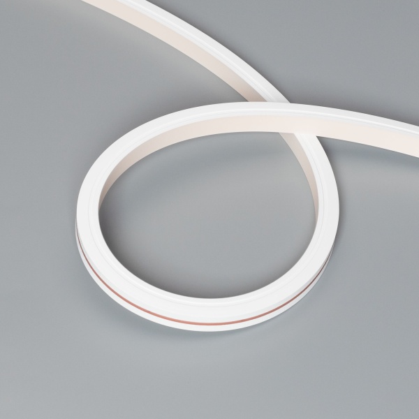 Лента герметичная MOONLIGHT-TOP-X320-13x12mm 24V White6500 (5 W/m, IP67, sauna, 5m, wire x1) (Arlight, Вывод вниз, 3 года)