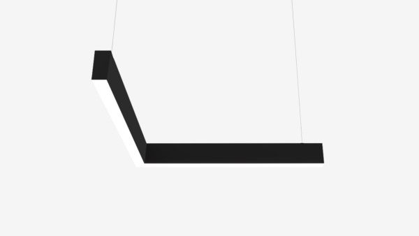 Г-образный светильник подвесной белый SILED ANGLE-PROF 1455х1455х50х70 (72 Вт, 4000K)