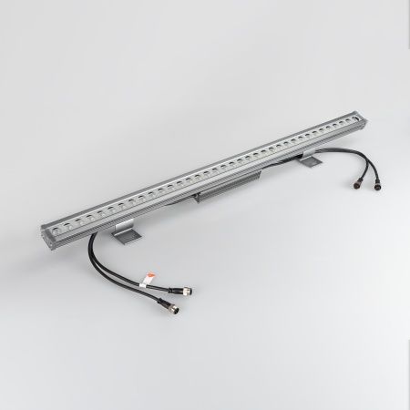 Светодиодный прожектор AR-LINE-1000L-36W-24V RGB (Grey, 30 deg, DMX512) (Arlight, Закрытый)