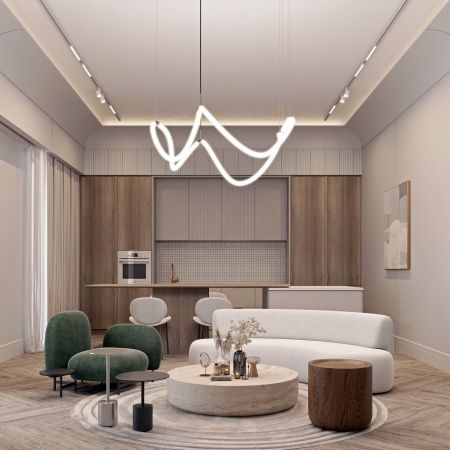 Подвес телескопический MAG-FLEX-ROD-TUBE-L2000 (BK) (Arlight, IP20 Металл, 3 года)