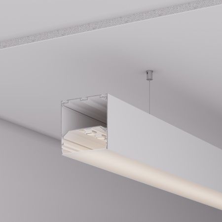Профиль LINE-M-7575-2500 WHITE (Arlight, Алюминий)