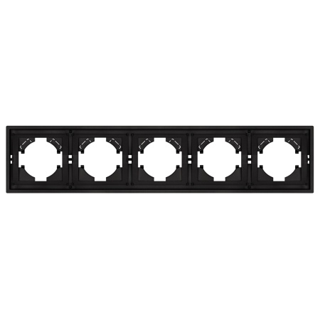 Рамка пластиковая FRM-TENDO-SFPL-5-BK (Arlight, -)