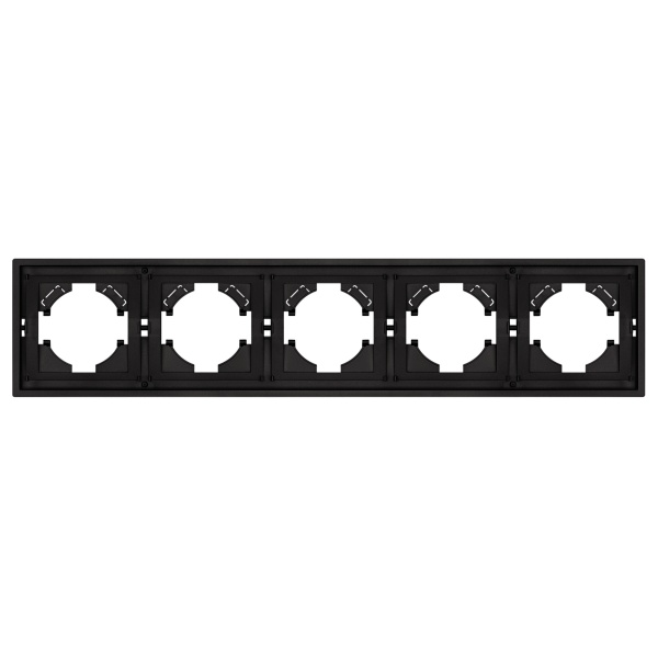 Рамка пластиковая FRM-TENDO-SFPL-5-BK (Arlight, -)