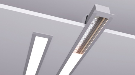Линейный встраиваемый светодиодный светильник SILED LINEA INNER 500х50х32 (12 Вт, 3000K)