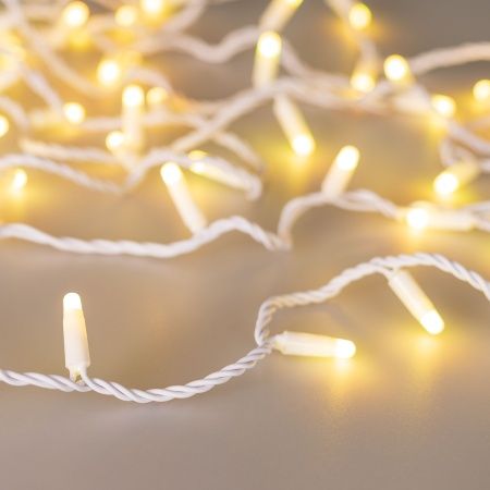 Светодиодная гирлянда ARD-STRING-CLASSIC-20000-WHITE-200LED-MILK-SYNC RGB (230V, 13W) (Ardecoled, IP65)