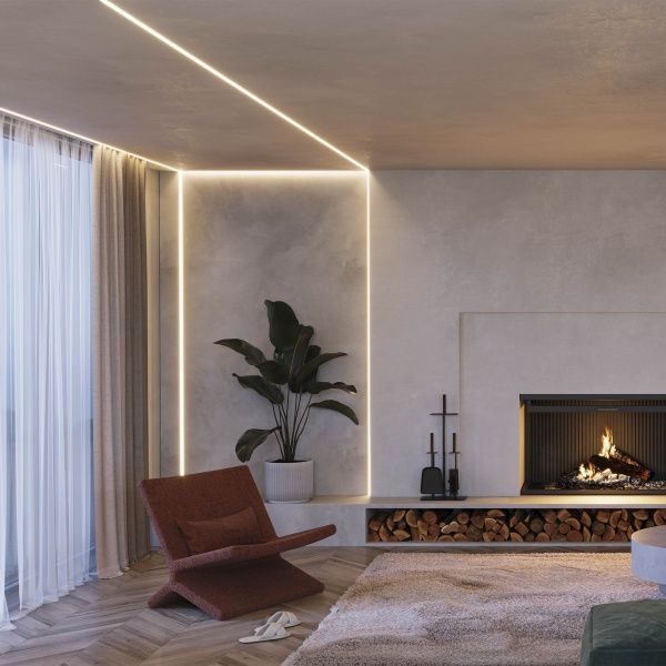 Профиль FANTOM-W20-H10-EDGE-2000 ANOD (Arlight, Алюминий)