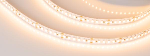 Лента RT-A180-8mm 24V Warm3000 (14.4 W/m, IP20, 3528, 5m) (Arlight, Открытый)