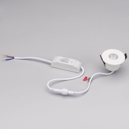 Светильник MS-GLORY-BUILT-R54-5W Warm3000 (WH, 60 deg, 230V) (Arlight, IP54 Металл, 5 лет)