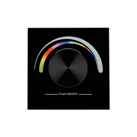 Панель Rotary SR-2836-RGB Black (3V,RGB,1зона) (Arlight, IP20 Пластик, 3 года)