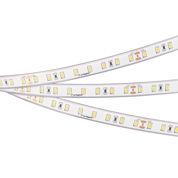 Лента герметичная RTW-PS-A80-12mm 24V Warm2400 (4.8 W/m, IP67, TWP100, 5m) (Arlight, -)