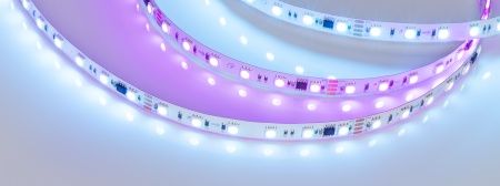 Лента DMX-B60-10mm 24V RGB-PX6 (15 W/m, IP20, 5060, 5m) (Arlight, бегущий огонь)