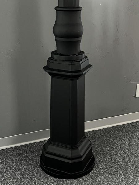 Светильник садово-парковый "Урмия", G3840-2M, 2*Е27 2*100W  IP44 h=2.56m, черный