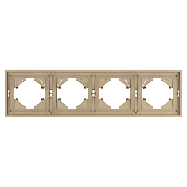 Рамка пластиковая FRM-TENDO-SFPL-4-GD (Arlight, -)