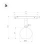 Светильник MAG-ORIENT-ORB-R60-10W Warm3000 (BK, 35 deg, 48V) (Arlight, IP20 Металл, 3 года)
