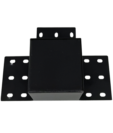 Соединитель для линейных светильников, "Т"-образный, черный, Connektor-2