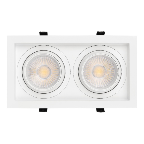 Светильник MS-VORTEX-BUILT-S250x140-2x30W Day4000 (WH-WH, 50 deg, 230V) (Arlight, IP20 Металл, 5 лет)