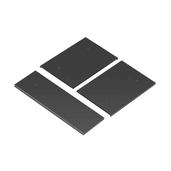 INTELLIGENT ARLIGHT Накладка панели KNX-23-3G-SUF Dark Grey (Backlight) (IARL, IP20 Металл, 2 года)