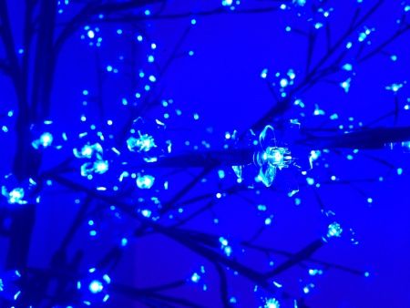 Светодиодное дерево Сакура D6202 600 LED теплый белый