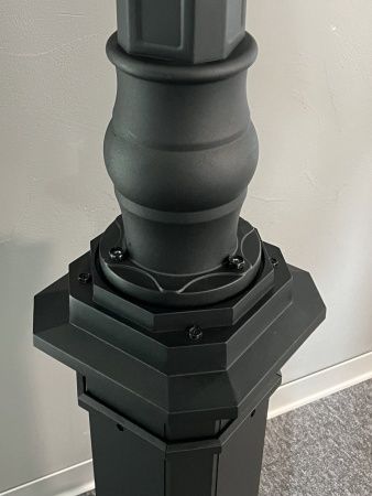 Светильник садово-парковый "Ларго", G4680-2, 2*Е27 2*100W  IP44  h=2.9m, черный