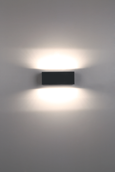 Светильник наcтенный "Фокус", WC2127, LED 21W 3000К IP54, темно серый