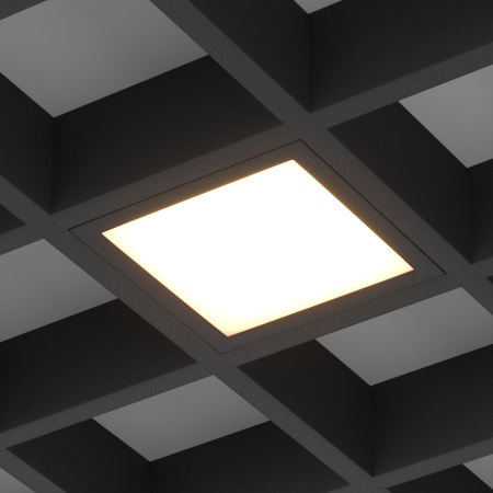 Светильник DL-GRIGLIATO-S140x140-18W Warm3000 (BK, 100 deg, 230) (Arlight, IP40 Металл, 5 лет)
