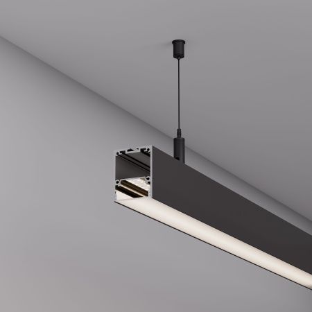 Профиль IP-LINE-4050-2000 BLACK (Arlight, Алюминий)