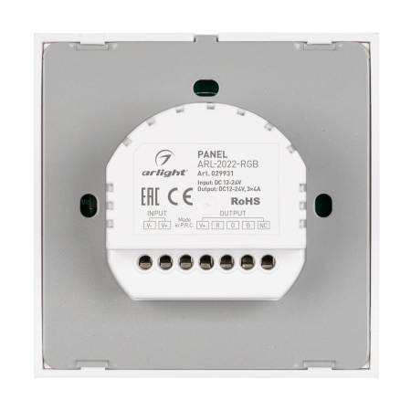 Панель ARL-2022-RGB (12-24V, 3x4A, Sens) (Arlight, IP20 Пластик, 3 года)