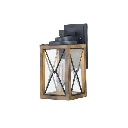 Уличный настенный фонарь Брюгге G3872 black wood