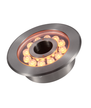 Светильник для фонтанов, DC12V 36W(12*3W) IP68 RGB, сатин-никель, UG8212-1
