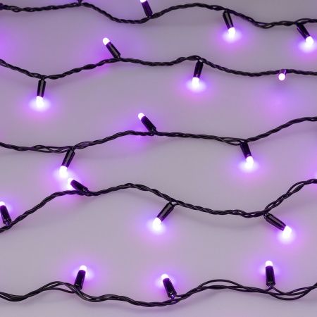 Светодиодная гирлянда ARD-STRING-CLASSIC-20000-BLACK-200LED-MILK-SYNC RGB (230V, 13W) (Ardecoled, IP65)