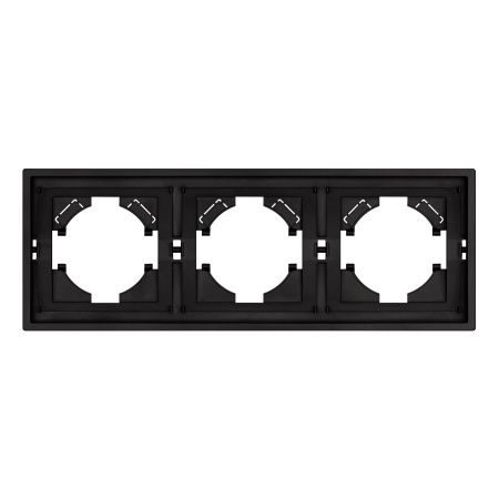 Рамка пластиковая FRM-TENDO-SFPL-3-BK (Arlight, -)