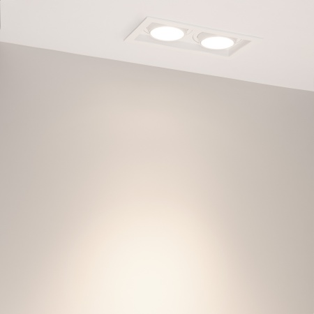 Светильник MS-VORTEX-BUILT-S210x117-2x20W Day4000 (WH-WH, 40 deg, 230V) (Arlight, IP20 Металл, 5 лет)