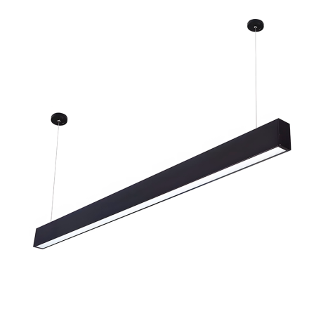 Светильник линейный светодиодный  подвесной, HB7230, LED SMD 30W 4000К, черный