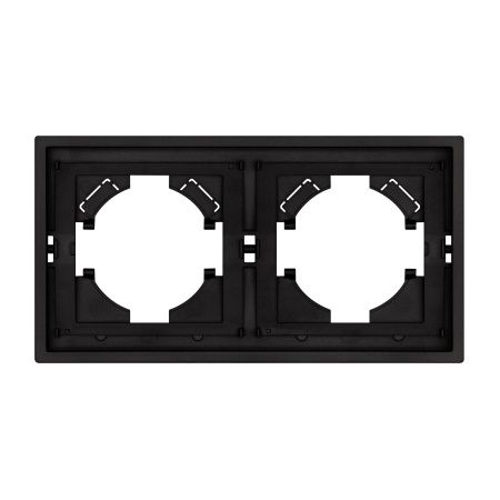 Рамка пластиковая FRM-TENDO-SFPL-2-BK (Arlight, -)