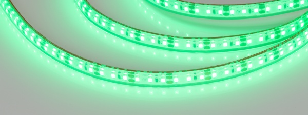 Лента герметичная RTW-PFS-A120-11mm 24V Green (9.6 W/m, IP68, 2835, 5m) (Arlight, 9.6 Вт/м, IP68)