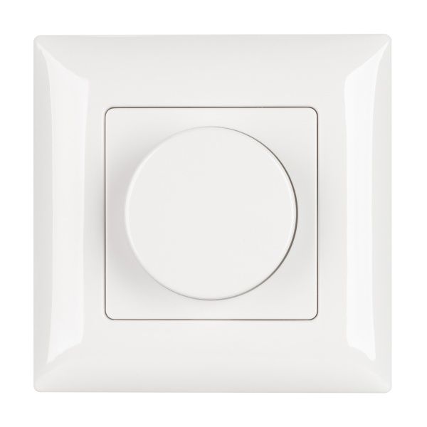 Панель SMART-P14-DIM-P-IN White (230V, 1.5A, 0/1-10V, Rotary, 2.4G) (Arlight, IP20 Пластик, 5 лет)