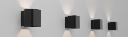 Светильник LGD-WALL-VARIO-S104x129-2x6W Warm2700 (GR, 1-80 deg) (Arlight, IP54 Металл, 3 года)