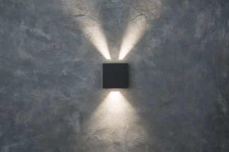 Светильник наcтенный "Фокус", WC2129, LED 10W 4000К IP54, черный