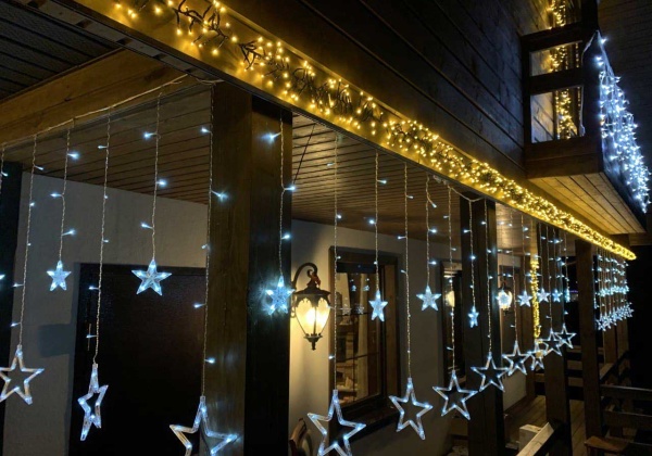 Гирлянда Мишура светодиодная D2380 BD 3 м 380 LED IP54 мультиколор RGB