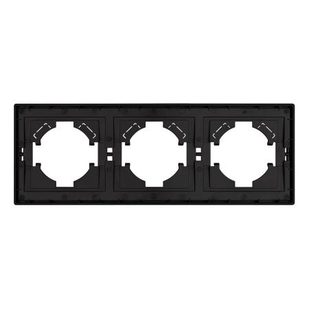 Рамка пластиковая FRM-TENDO-SFPL-3-BK (Arlight, -)