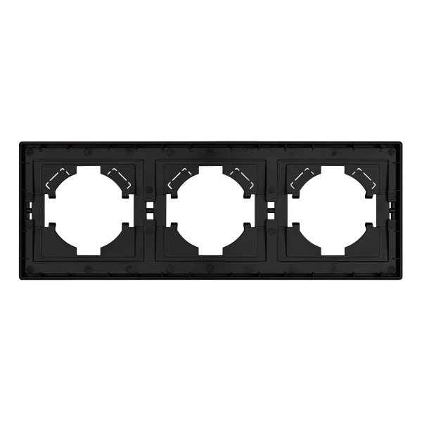 Рамка пластиковая FRM-TENDO-SFPL-3-BK (Arlight, -)