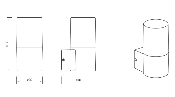 Светильник садово-парковый "Рио", G1631, 1*Е27 40W  IP44, черный