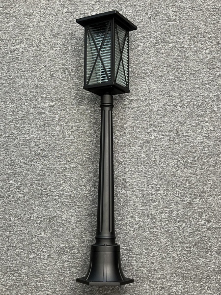 Светильник садово-парковый "Урмия", G3847M, 1*Е27 60W  IP44 h=1.1m, черный