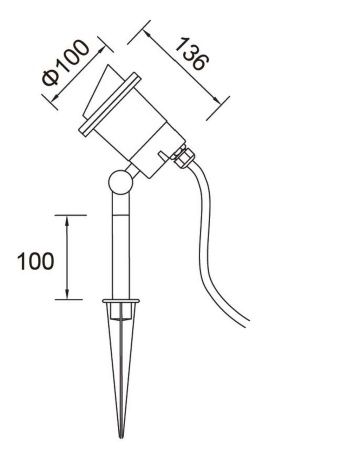 Подсветка деревьев Lutec, Темно-серый         , Модерн, 8043 Gr