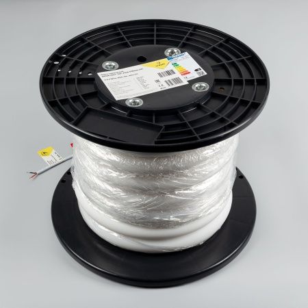 Лента герметичная MOONLIGHT-TOP-A336-D30mm 24V Warm3000 (14.4 W/m, IP65, 5m, wire x1) (Arlight, Вывод прямой, 3 года)